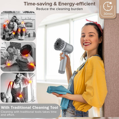 Multifunctional Electric Cleaning Brush